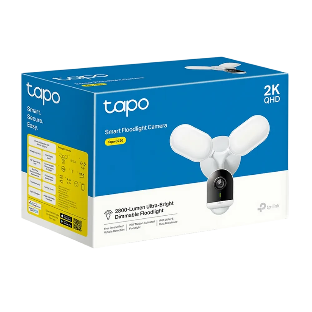 Умная камера видеонаблюдения TP-LINK Tapo C720, Белый