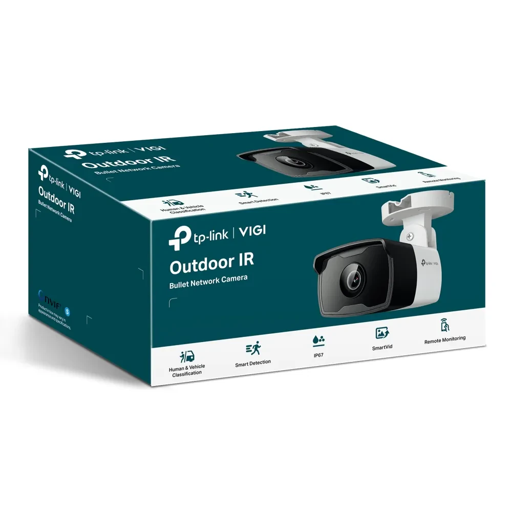 TP-Link "VIGI C330I", 4mm, 3MP, Outdoor IR Bullet Network Camera, PoE