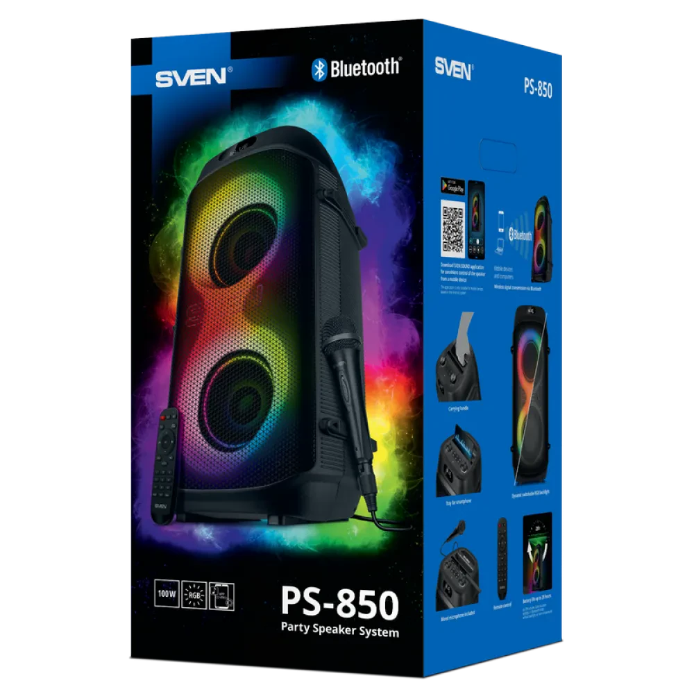 Аудиосистема SVEN PS-850, Чёрный