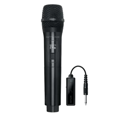 Microfon Karaoke MUSE MC-30 WI, Fără fir, Negru