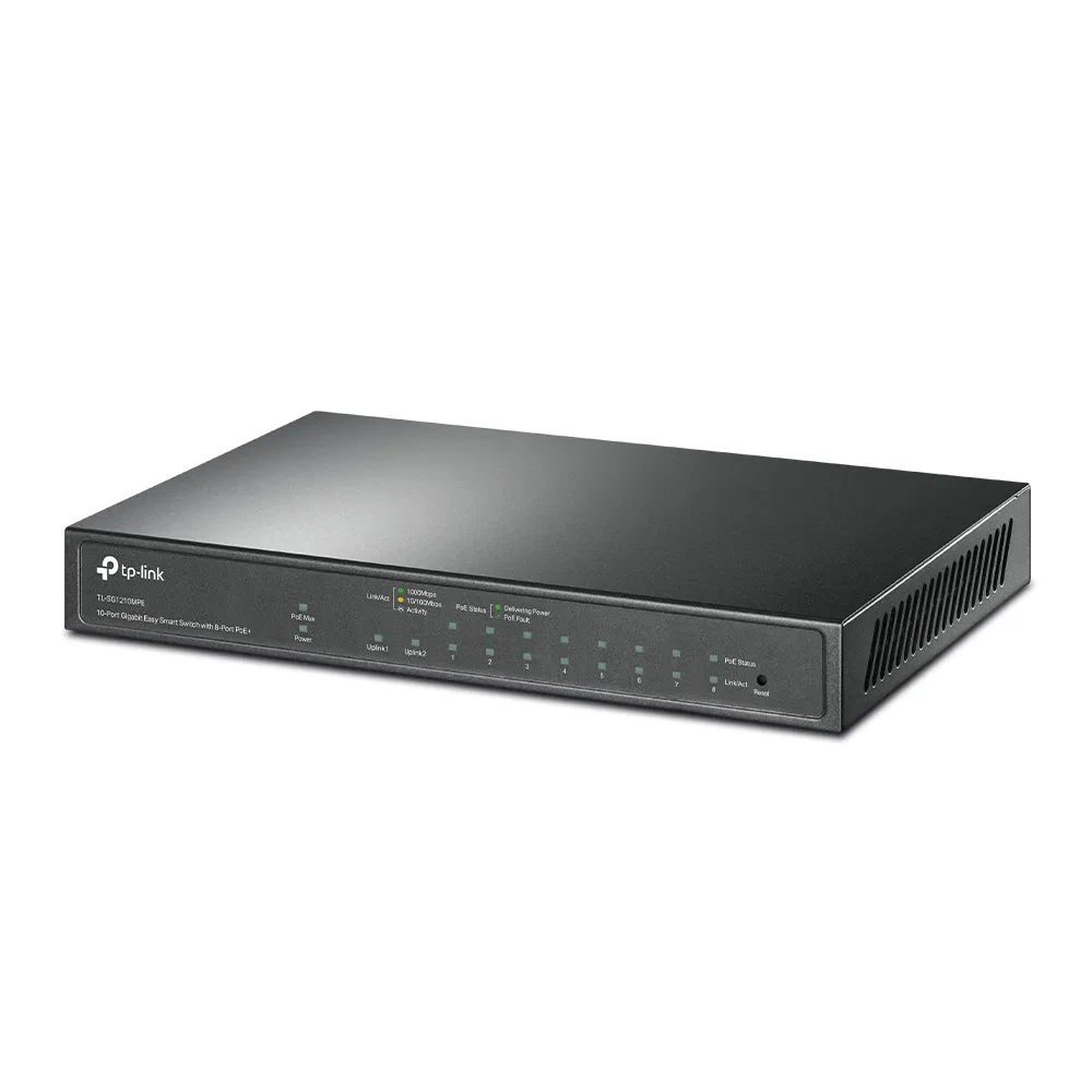 PoE коммутатор TP-LINK TL-SG1210MPE, 8x IEEE 802.3af/at