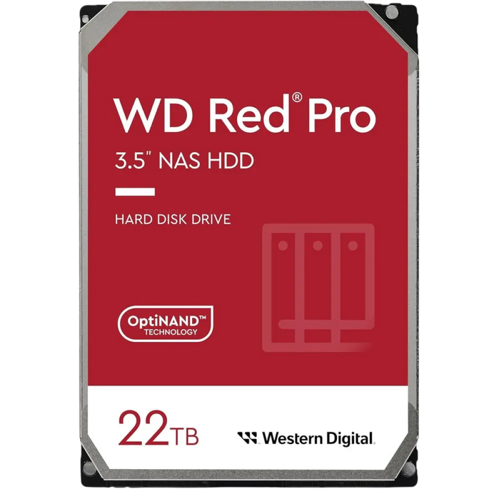 Жесткий диск Western Digital WD Red Pro, 3.5", 22 TB <WD221KFGX>