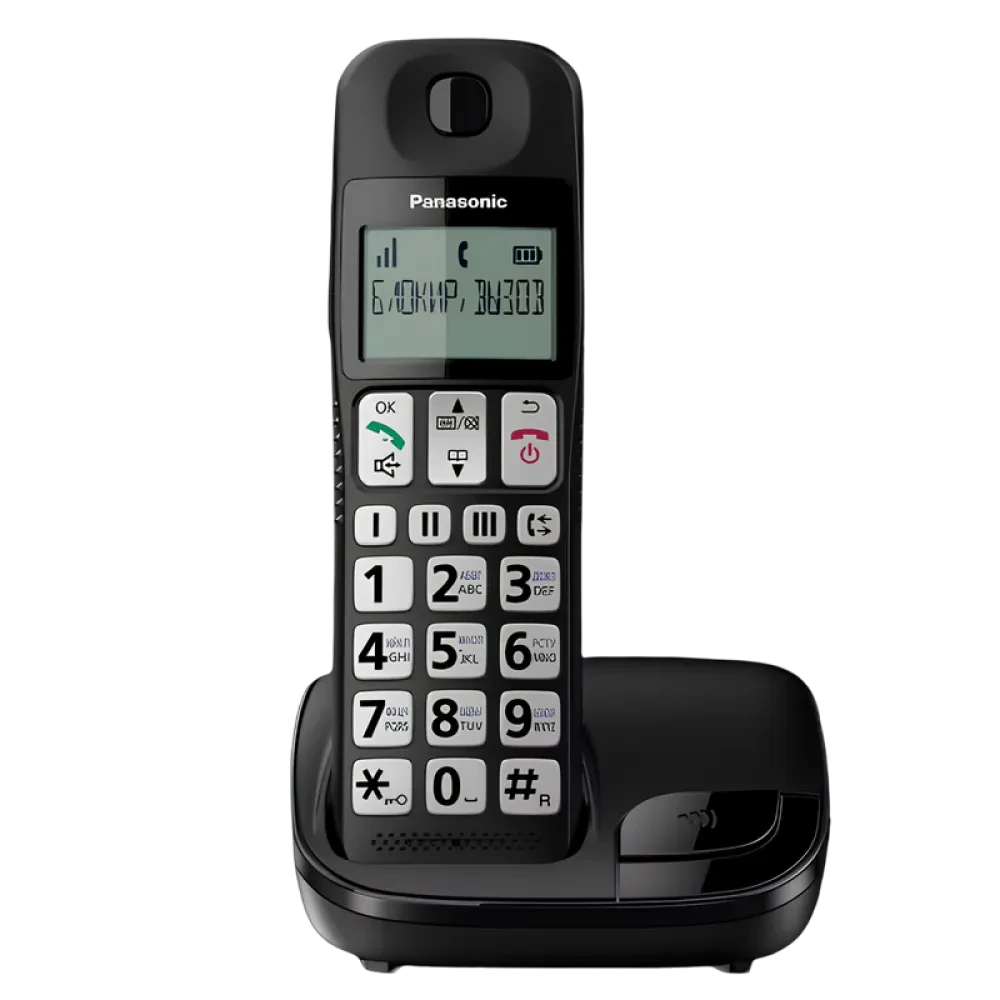 Радиотелефон Panasonic KX-TGU110UAB, Чёрный