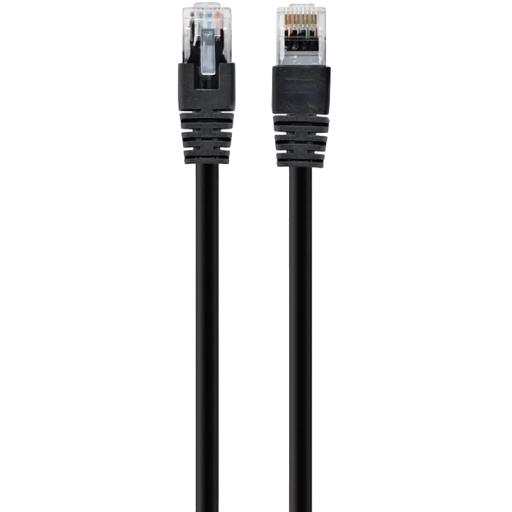 Патч-корд Cablexpert PP12-7.5M/BK, CAT5e UTP, 7,5м, Чёрный