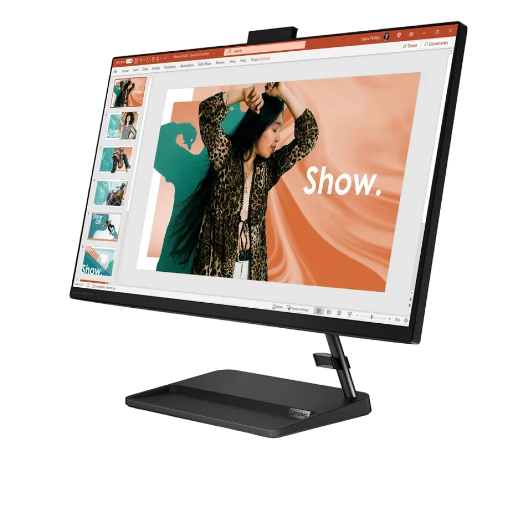 Моноблок Lenovo IdeaCentre 3 22IAP7, 27", Intel Core i5-13420H, 16Гб/512Гб, Без ОС, Чёрный