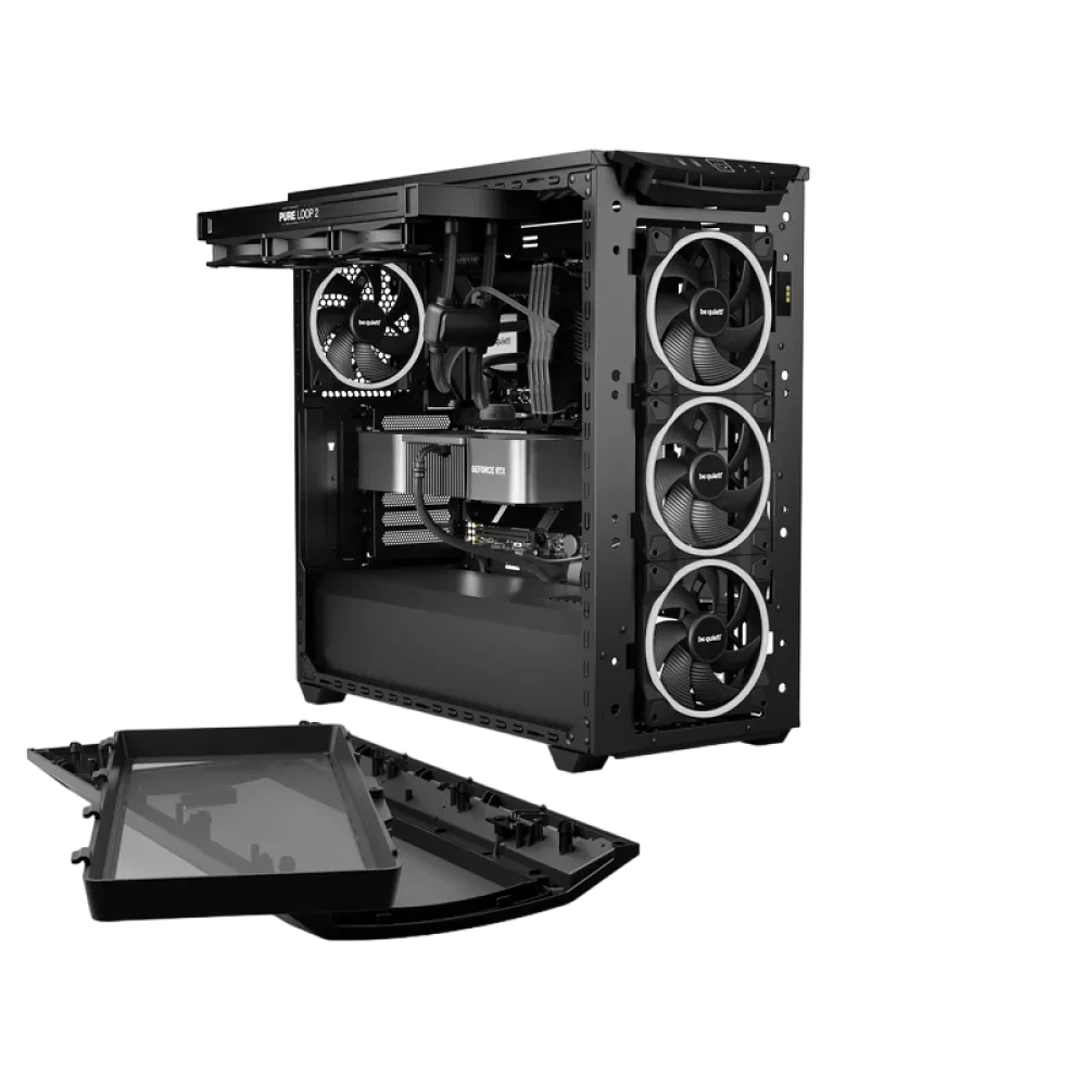 Компьютерный корпус be quiet! Shadow Base 800 FX, Full-Tower, Без блока питания, Чёрный