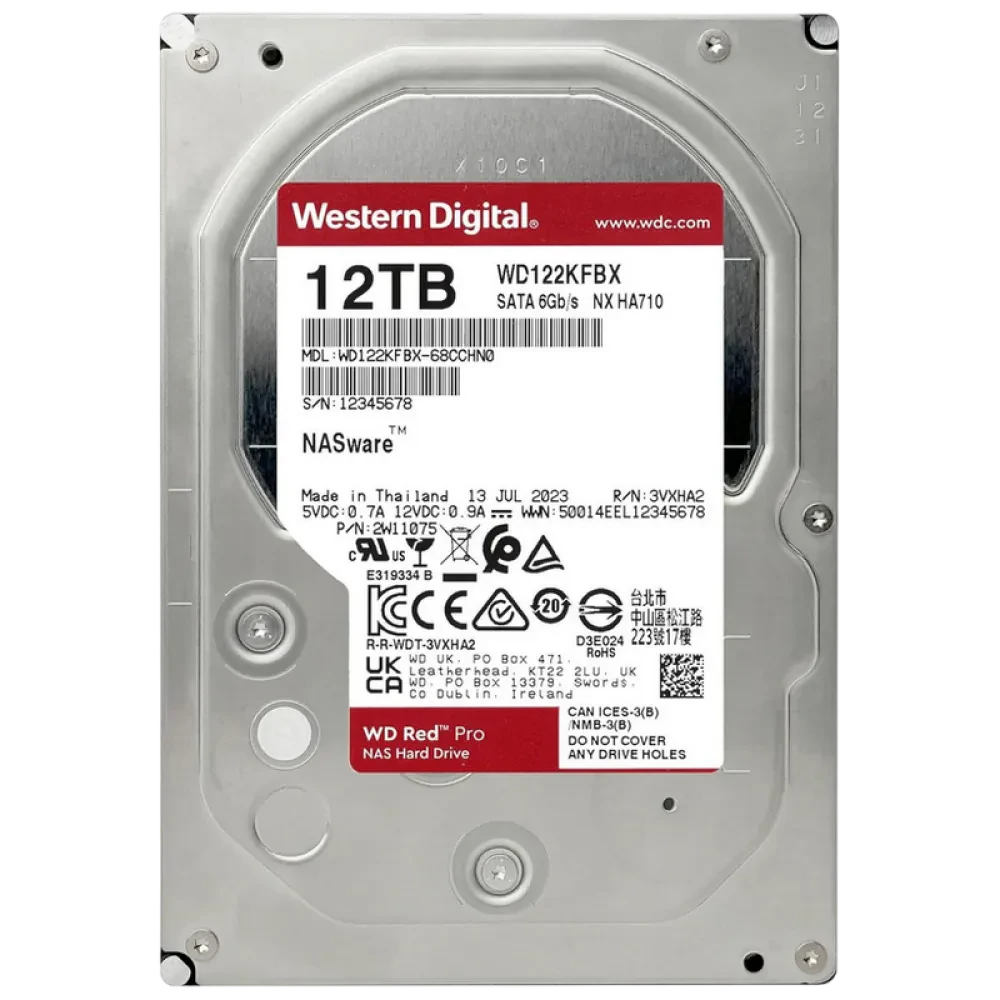Unitate HDD Western Digital WD Red Pro, 3.5", 12 TB <WD122KFBX>