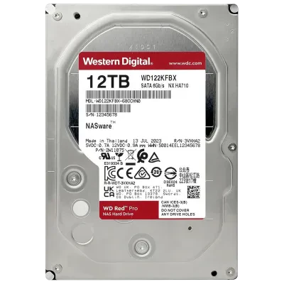 Unitate HDD Western Digital WD Red Pro, 3.5", 12 TB <WD122KFBX>