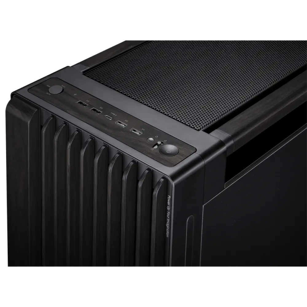 Компьютерный корпус ASUS ProArt PA602 Wood TG, Midi-Tower, Чёрный