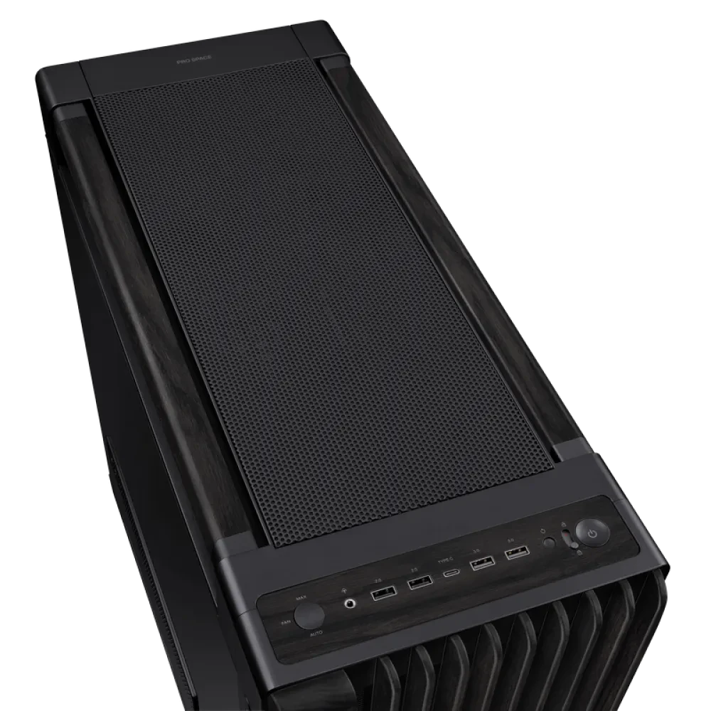 Компьютерный корпус ASUS ProArt PA602 Wood TG, Midi-Tower, Чёрный