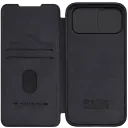 Чехол книжка Nillkin iPhone 15 - Qin Pro, Чёрный