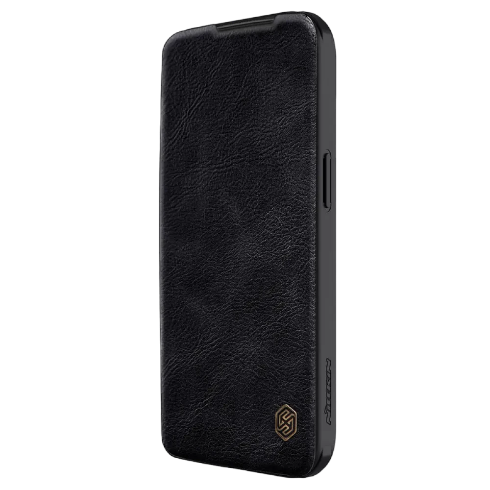 Чехол книжка Nillkin iPhone 15 - Qin Pro, Чёрный