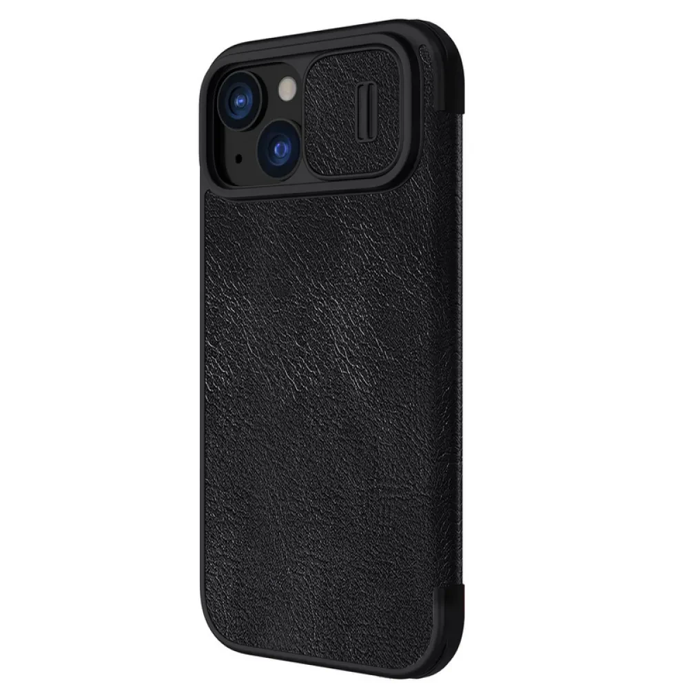 Чехол книжка Nillkin iPhone 15 - Qin Pro, Чёрный
