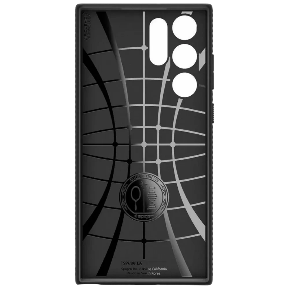 Чехол Spigen Samsung S22+, Liquid Air, Матовый черный