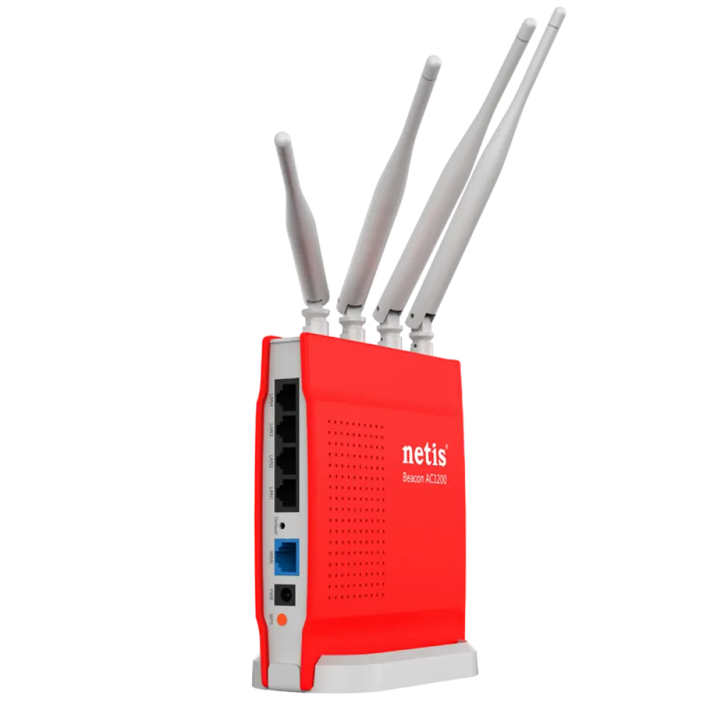 Router fără fir Netis WF2681, Roșu