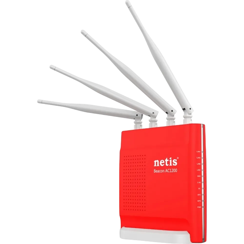 Router fără fir Netis WF2681, Roșu