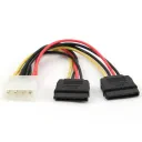 Кабель SATA Cablexpert CC-SATA-PSY-0.3M, Разноцветный