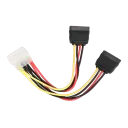 Кабель SATA Cablexpert CC-SATA-PSY-0.3M, Разноцветный