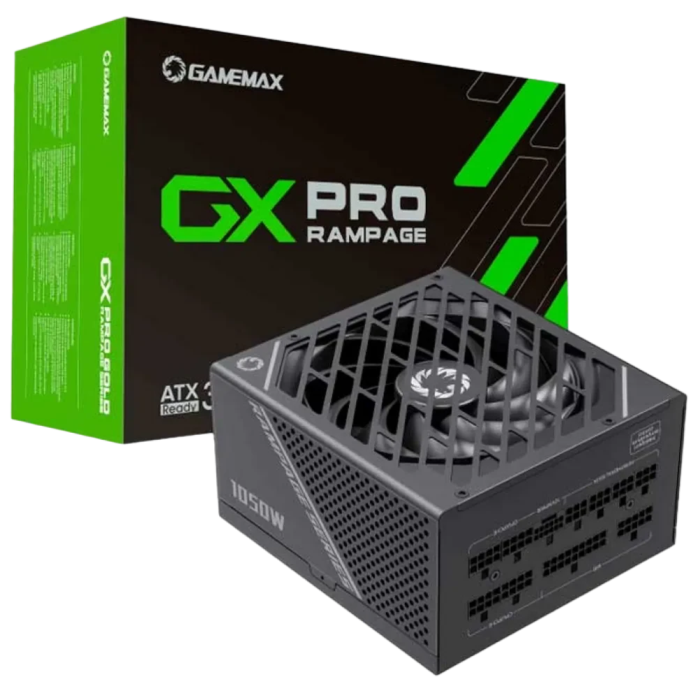 Блок питания для компьютеров Gamemax GX-1050 PRO, 1050Вт, ATX, Полностью модульный