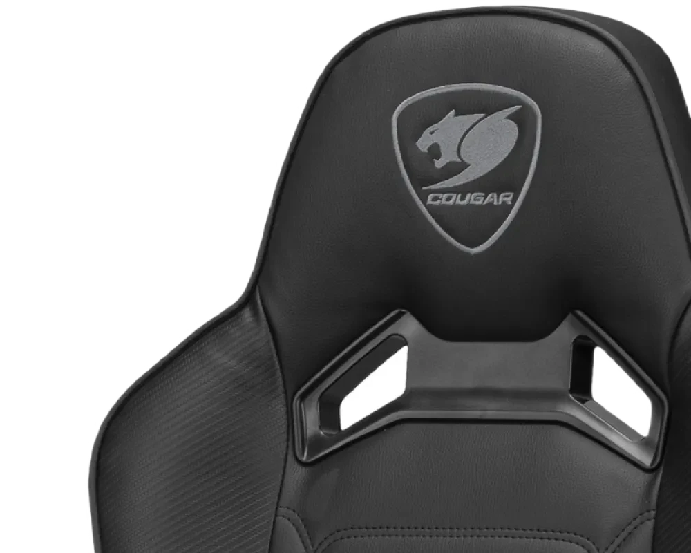 Scaun Gaming Cougar Fusion S, PVC Piele, Negru