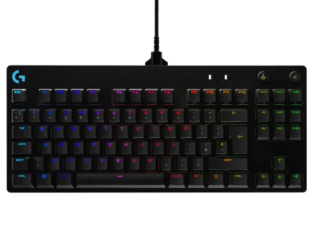 Tastatură Logitech G Pro, Cu fir, Negru