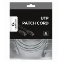 Патч-корд Cablexpert PP6U-5M, Cat6 UTP, 5м, Серый