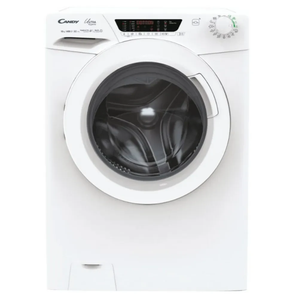 Mașină de spălat Candy HES14104TWM6/1-S, 10kg, Alb