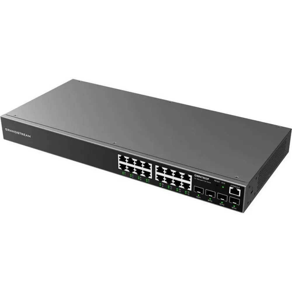 Comutator PoE Grandstream GWN7802P, IEEE 802.3af/at