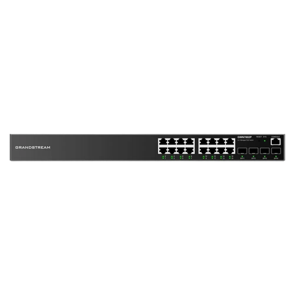Comutator PoE Grandstream GWN7802P, IEEE 802.3af/at