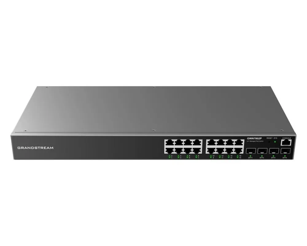 Comutator PoE Grandstream GWN7802P, IEEE 802.3af/at