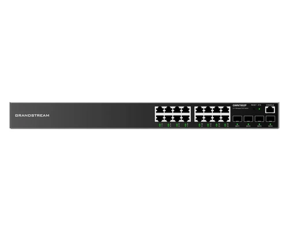 Comutator PoE Grandstream GWN7802P, IEEE 802.3af/at