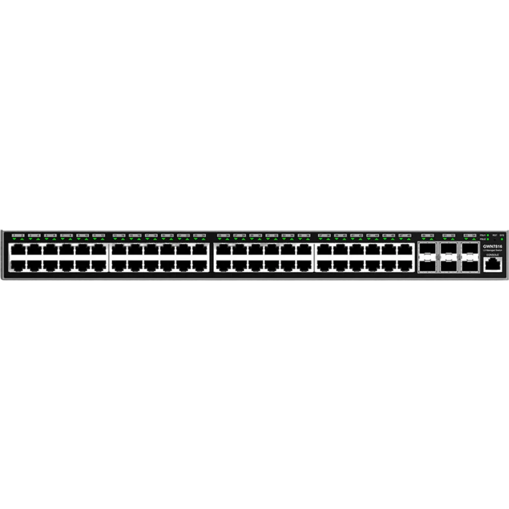 Switch de rețea Grandstream GWN7816, 48x 10/100/1000 Mbps