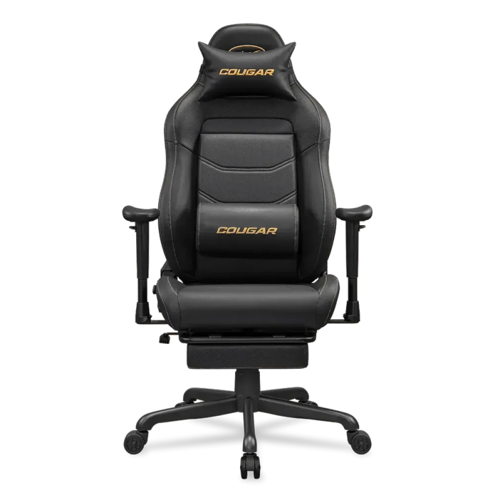 Scaun Gaming Cougar Explore Neo, PVC Piele, Negru | Auriu