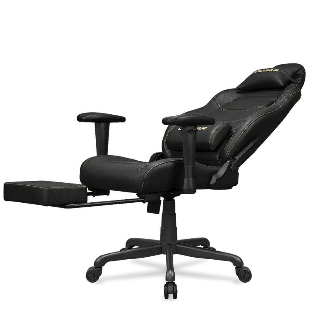 Scaun Gaming Cougar Explore Neo, PVC Piele, Negru | Auriu