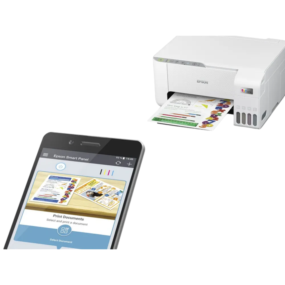 Струйный МФУ Epson MFD L3256, Белый