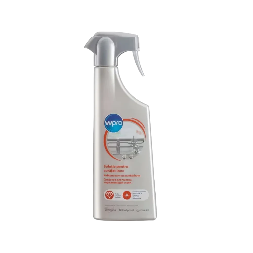 Spray pentru curățat inox Whirlpool Wpro, 500 ml