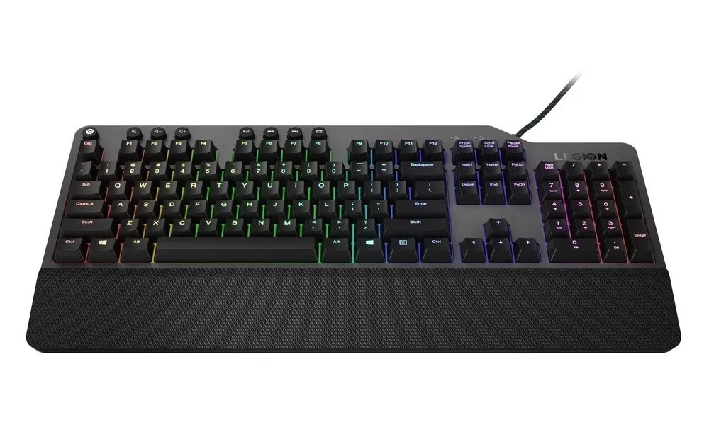 Клавиатура Lenovo Legion K500, Проводное, Чёрный