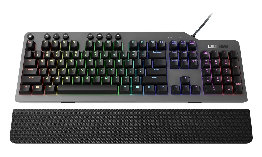 Клавиатура Lenovo Legion K500, Проводное, Чёрный