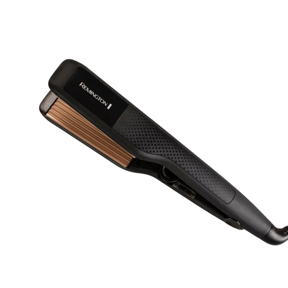 Placă de îndreptat părul Remington Ceramic Crimp S3580, Negru