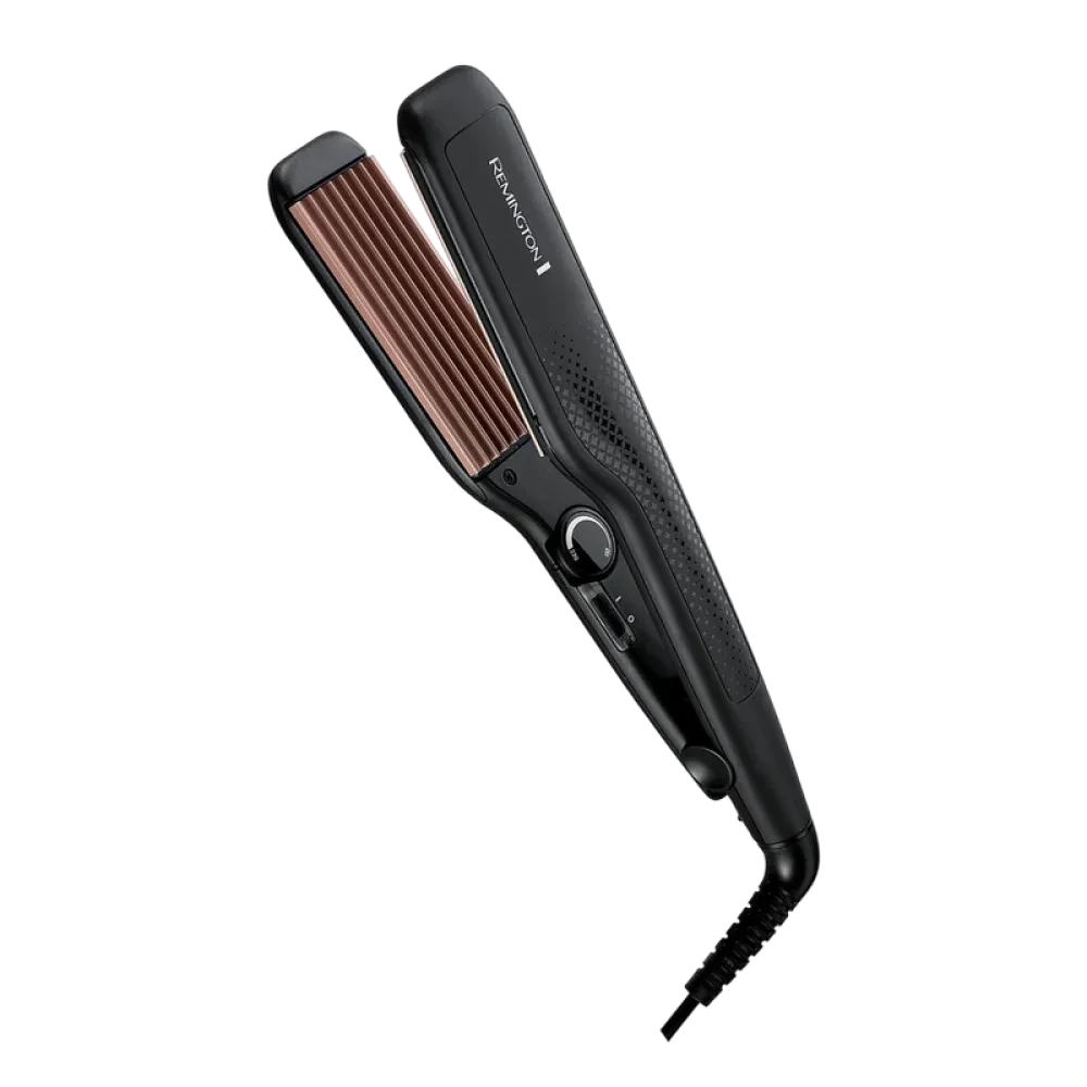 Placă de îndreptat părul Remington Ceramic Crimp S3580, Negru