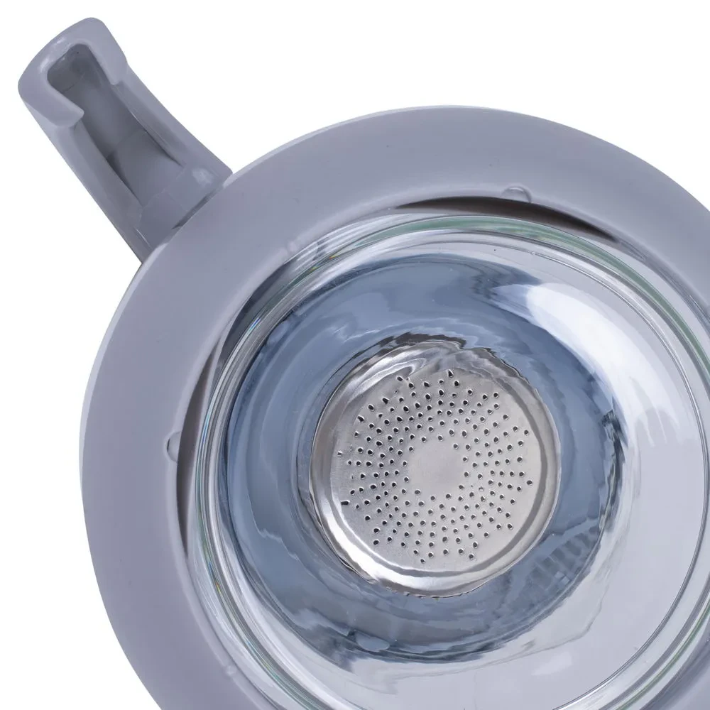 Ceainic cu infuzor RESTO 90510, 1.2L, Gri