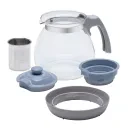 Ceainic cu infuzor RESTO 90510, 1.2L, Gri