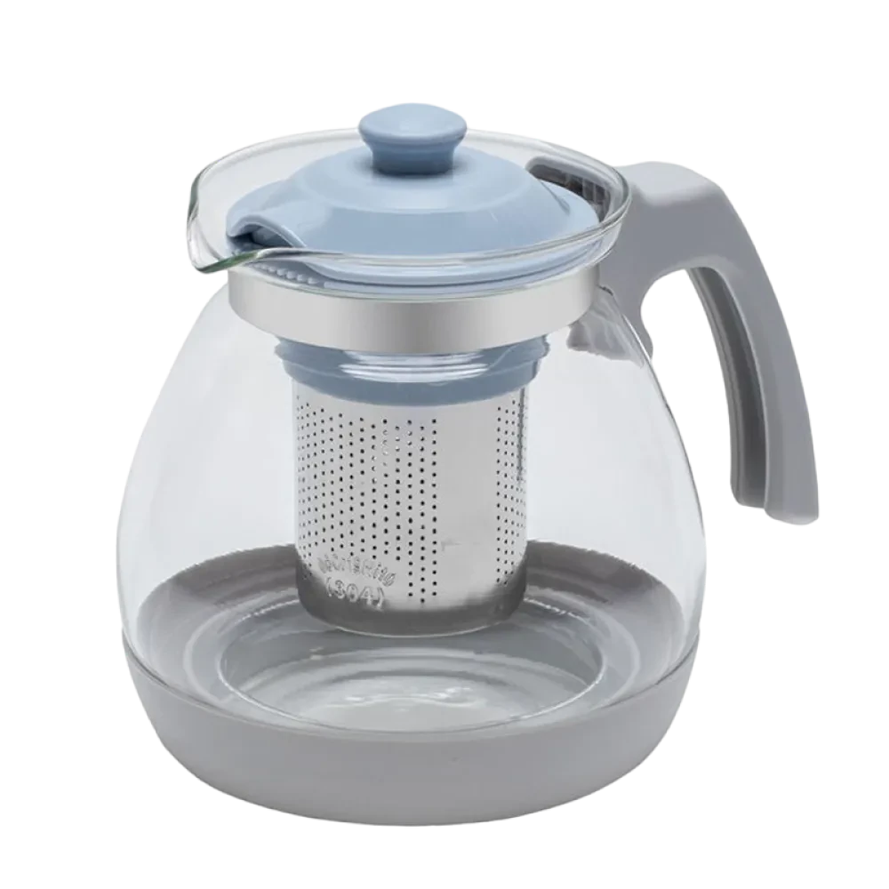 Ceainic cu infuzor RESTO 90510, 1.2L, Gri