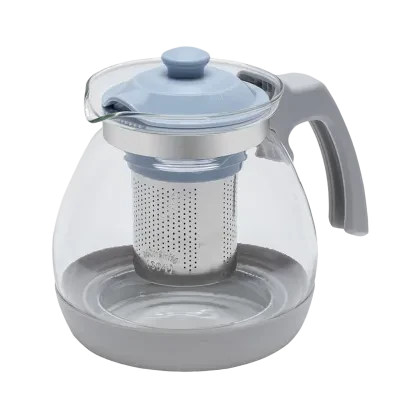 Ceainic cu infuzor RESTO 90510, 1.2L, Gri