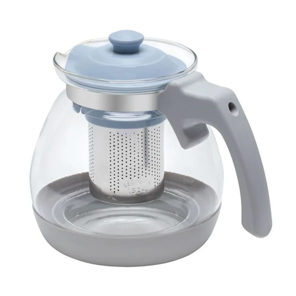 Ceainic cu infuzor RESTO 90510, 1.2L, Gri