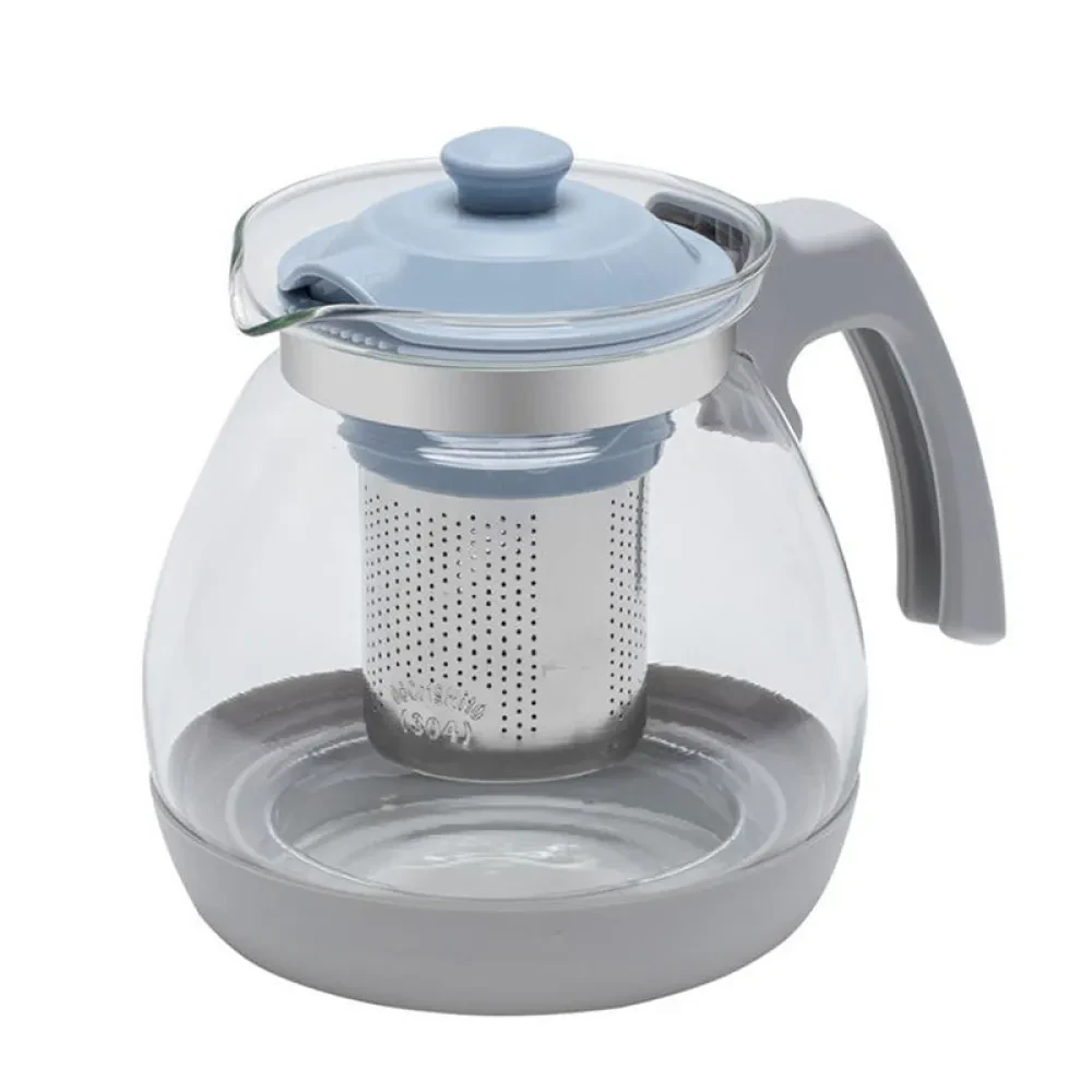 Ceainic cu infuzor RESTO 90510, 1.2L, Gri