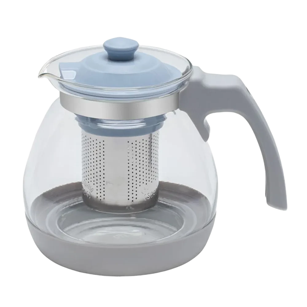 Ceainic cu infuzor RESTO 90510, 1.2L, Gri
