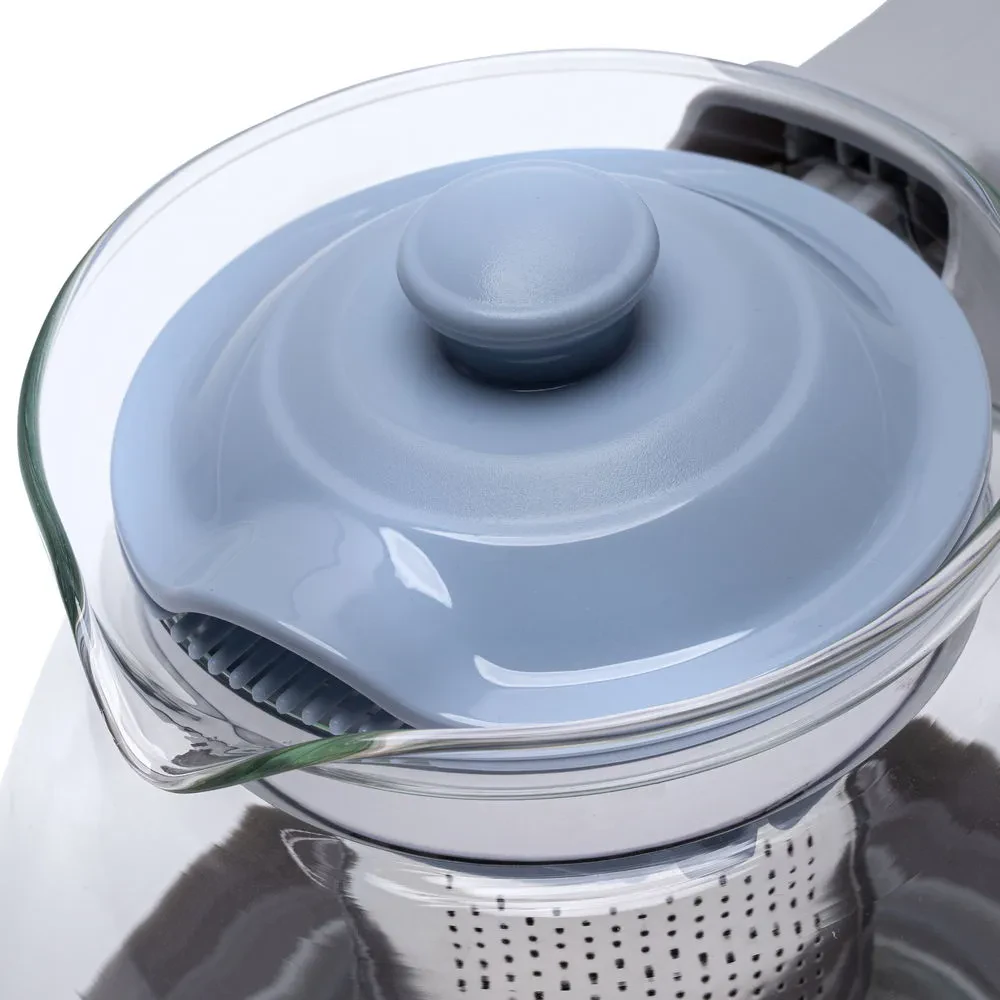 Ceainic cu infuzor RESTO 90510, 1.2L, Gri
