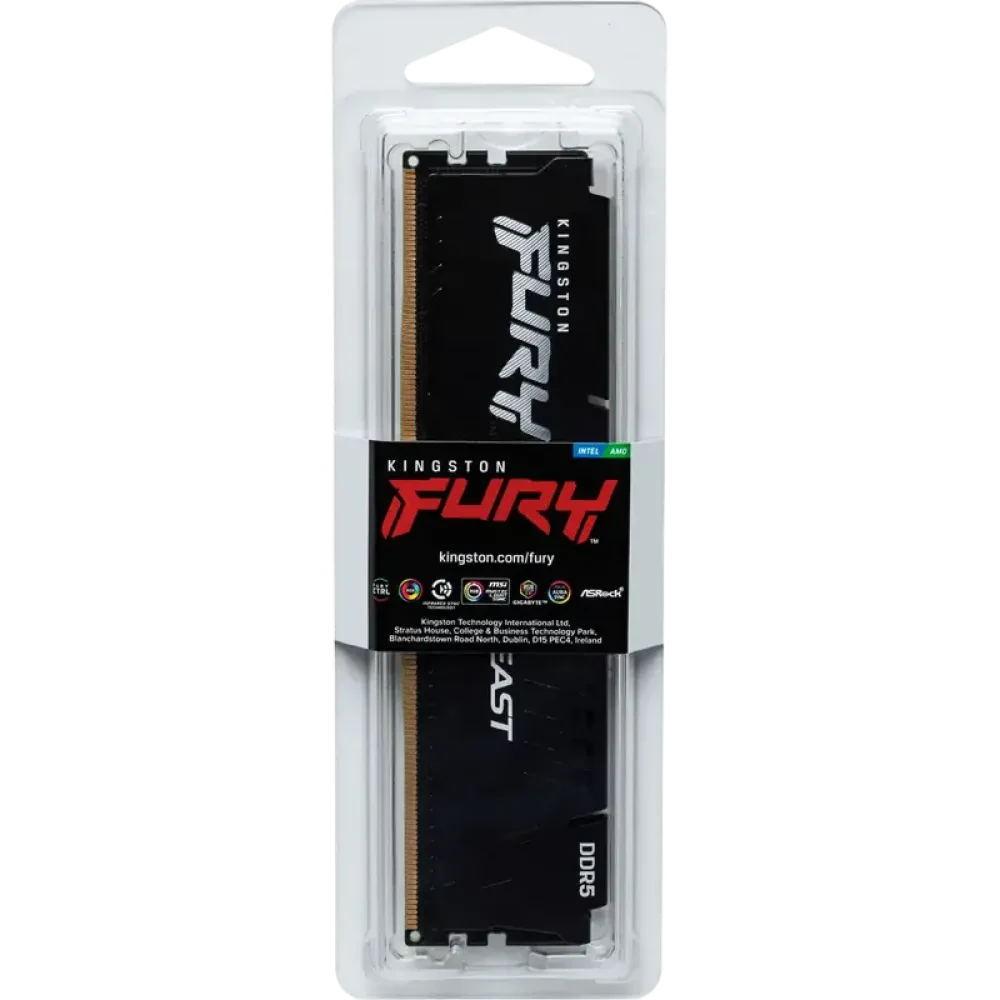 Memorie RAM Kingston FURY Beast, DDR5 SDRAM, 5600 MHz, 64GB, KF556C36BBE-64