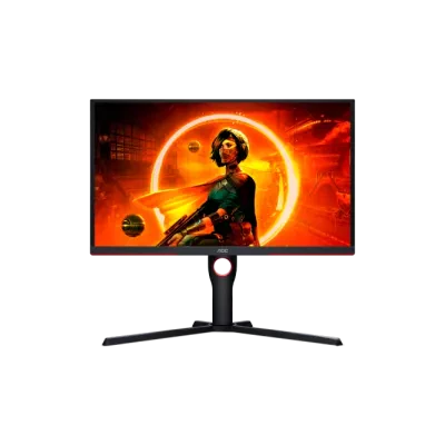 24,5" Monitor Gaming AOC 25G3ZM, VA 1920x1080 FHD, Negru | Roșu